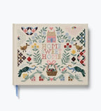 RIFLE PAPER CO. Home Sweet Home Embroidered Guest Book, Decorative Keepsake by RiflePaperCo