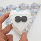 Baby Shower Favor, 50 Set of Scented Stone Angel with Wing Baby Favor Magnet, Pink White Blue Baby Favor Boy with Thank You Tags, Baptism Favor, Magnets Favors, Communion Favors Gender Reveal (Pink) - Image 7