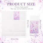 Butterfly Floral Linen Feel Pocket Napkins for Wedding Birthday Party Decor - Image 5
