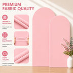 Pink Arch Cover 7.2 and 6ft Spandex Birthday Arch Backdrop Cover Set of 2 - Image 7