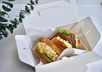 PandaPandaPPS 50 Pack Brown Food- Safe Paperboard Gable Boxes 8.25×5×4 inch - Image 6