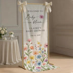Custom Name Baby Shower Fabric Welcome Sign #6 - Image 5