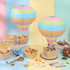 Meooeck 8 Sets Multicolor Hot Air Balloon Table Centerpieces Decor - Image 2