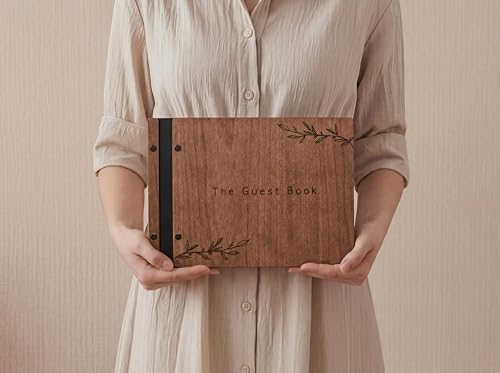 Aspen Studio Guest Book with Signing Pen with Photo of Polaroid for Wedding Book and Memorial Occasions Guest Signing Book for Wedding, Memory Guest Book - Image 6