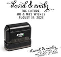 Self Inking Return Address Stamp - Personalized Custom 4 Line Stamper by PrettySweetParty