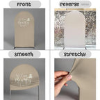 We Can Bearly Wait Brown Arch Cover for Baby Shower Party Decor,Elastic Spandex (G2360X,4.6x8ft (140x240cm)) - Image 4