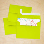 LUXPaper A2 Invitation Envelopes (4 3/8 x 5 3/4) - Wasabi Green (250 Qty.) - Image 7