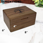 Life Tree Box Personalized, Wooden Keepsake Box for Mens and Womens - Image 5