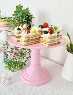 3 Pcs Pink Cake Stand Set Round Plastic Cupcake Stand Holder Dessert Table Display Set, Dessert Serving Platter for Tea Party, Birthday, Wedding, Baby Shower - Image 5