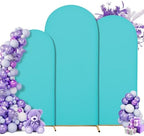 Set of 3 Stretchy Wedding Arch Backdrop Covers, 7.2FT, 6.6FT & 6FT by SUKAIKEQA