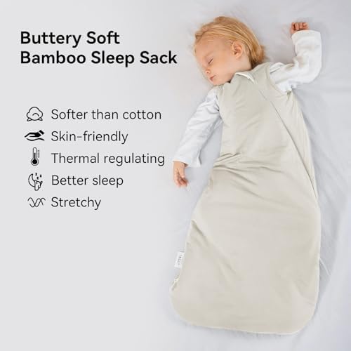 BubblePanda Rayon Made from Bamboo Sleep Sack 18-24 Months Toddler 1.0 Tog - Image 2