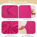 Pink Arch Backdrop Cover Set of 2 Hot Pink Arch Cover 7.2 and 6ft Wedding Arch Cover Stretchy Backdrop Bridal Baby Shower Birthday Party Arches Stand Covers Spandex - Image 5