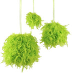 ZUCKER 18 inch Fluffy Feather Hanging Pom Pom - Hanging Decor for Party, Wedding, Baby Shower or Home Decor (Lime) - Image 2