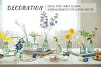 SUPMIND Glass Bud Vase Set, 16pcs Green Small Flower Vases for Centerpieces - Image 3