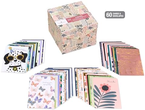 American Greetings 65-Count All-Occasion Card Pack, Assorted Celebration Designs, A6 (Pack of 4) - Image 3