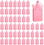 Ethhqu 50 Pack Small Pink Gift Bags with Handles & 100 Tissue Paper by Unknown