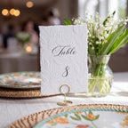 Eaasty 20 Pcs Deckled Edge Table Number 1-20 with Holder for Wedding, Black - Image 4