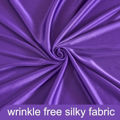 20ft x 10ft Wrinkle Free Purple Wedding Backdrop Curtains for Party Bridal Shower Reception Decorations Purple Fabric Curtain Backdrops Drapes for Photography Baby Shower Birthday Background - Image 7
