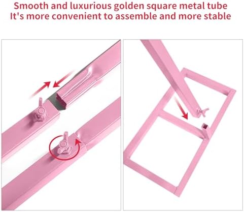 Wedding Arch Round Backdrop Stand Pink Metal Circle Backdrop Stand Circle Balloon Arch Stand Frame for Birthday Party Bridal Shower Anniversary Ceremony Candy Tables Celebration in 2.4x2.8m - Image 4