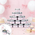 50Set Baby Shower Candle Party Favors Pink Bow Lavender Scented Candles Bulk Favors for Guests Girl Boy Baby Shower Gender Reveal Party Gifts (Pink Bow) - Image 7