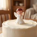 Ciieeo 12-Pack Praying Angel Miniature Figurines - Lightweight Vinyl Cake Toppers for Baptism, Baby Shower & Birthday Party | 2" Tiny White Guardian Angel Sculptures for Cupcake Decoration & Flowerpot - Image 4