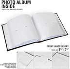 Personalized Photo Album For Couples, Engraved Love XOXO Leatherette Picture Album, Holds 200 4" x 6" Photos, Anniversary Keepsake, Wedding Gift, Valentine's Day Present - Image 4