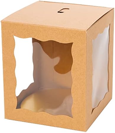Dulcet Delights Candy Caramel Apple Boxes - For Caramel Apples, Candy Apples, Cookies and Chocolate - Gift Boxes for wedding, party, Baby Shower - Set of 25 - Brown - Image 2
