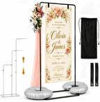 Yebo Wedding Welcome Sign Stand, Adjustable Display Easel with Carry Bag by YEBO