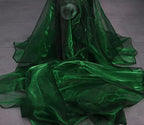 60 Yard Organza Fabric 44" Wide for Wedding Event Décor - Hunter Green - Image 3