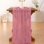 Cheesecloth Table Runner Fall Boho Wedding Birthday Party Home Decor - Image 3