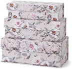 Soul & Lane - Decorative Storage Boxes with Lids, Set of 3, Blush Whisper by SoulLane