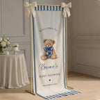 Custom Name Baby Shower Fabric Welcome Sign #3 - Image 5