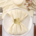 Cheesecloth Napkins Beige Cloth Napkins Bulk Table Napkin,Set of 50 - Image 2