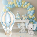 3 Pcs Elephant Baby Shower Birthday Decorations Large Cutouts Gender Reveal Sign 1st Birthday Party Elephant Centerpieces for Baby Shower Party Supplies Photo Booth Props Backdrops Decor - Image 6