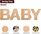 4PCS Charcuterie Letters 12” Fillable Cardboard Letters “Baby” Tray for Baby Shower, Wood Cupcake Chocolate Candy Dessert Decorative Tray (Baby-Wooden) - Image 7
