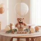 Sosation 6 Sets Hot Air Balloon with Bear Stick Glue Gun, White, Khaki - Image 6