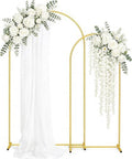 Metal Arch Backdrop Stand 7.2FT+6FT: Wedding Arch Frame for Ceremony Balloon Arch Stand for Birthday Anniversary Wedding Party Baby Shower by Unknown