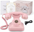 Audio Guest Book Phone for Weddings, 32GB Voice Recorder, Pink by Zamtzax