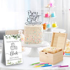 Marsui 136 Pcs Baby Shower Blocks to Decorate Game Kit, Leaf - Image 5