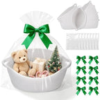 TranRantic 8 Pcs Woven Gift Baskets with Wrap and Ribbons by Unknown