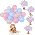 Bear Baby Shower Decorations, 185 Balloon Kit,Pink, Blue, Tea White by Meooeck