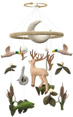 Hunting Baby Crib Mobile Deer Baby Mobile for Boys and Girls by Teeloray