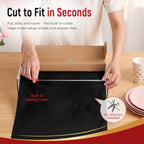 Plastic Table Cover, 300 Ft X 54 In Disposable Table Cloth Rectangle Table - Image 4
