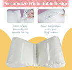 2PC Newborn Photography Butterfly Posing Pillow, Faux Leather Basket Filler - Image 7