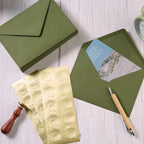 100 Pieces A7 Envelopes 5x7 Olive Green, 5.24 x 7.24 Inches (Pack of 2) - Image 7