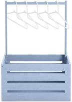 Suzile Baby Shower Crate Wooden Closet Baby Basket Gift,Haze Blue by Suzile