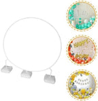 Balloon Arch Kit with Base, Pvc, Reusable White - Image 7