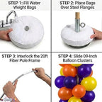PMU DIY Professional Balloon Arch Deluxe Kit (Multicolor) Balloon Garland for Party Decoration, Decoration Kit for Birthday Party, Wedding, Graduation, Baby Shower (41692-61646) Pkg/1 - Image 6