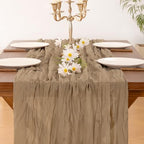 10 Pack Cheesecloth Table Runner Fall Boho Gauze Wedding Party Home Decor - Image 5