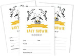 Pack of 30, Boy/Girl Baby Shower Party Collection, Baby Shower Invitation Cards, Fill in the Blank Invites WIth Envelopes, Bird Theme Party Supplies - Image 6